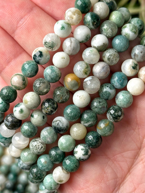 Moss Agate Bracelets - No. 7