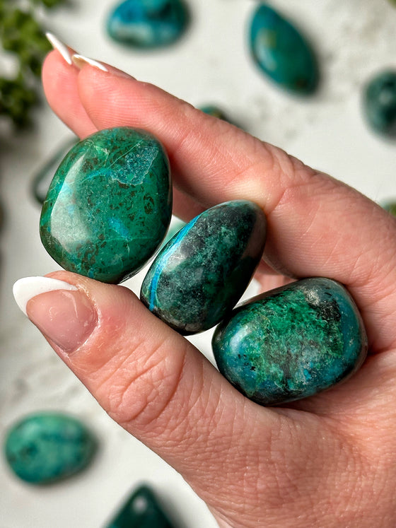 Chrysocolla Tumbles - No. 4