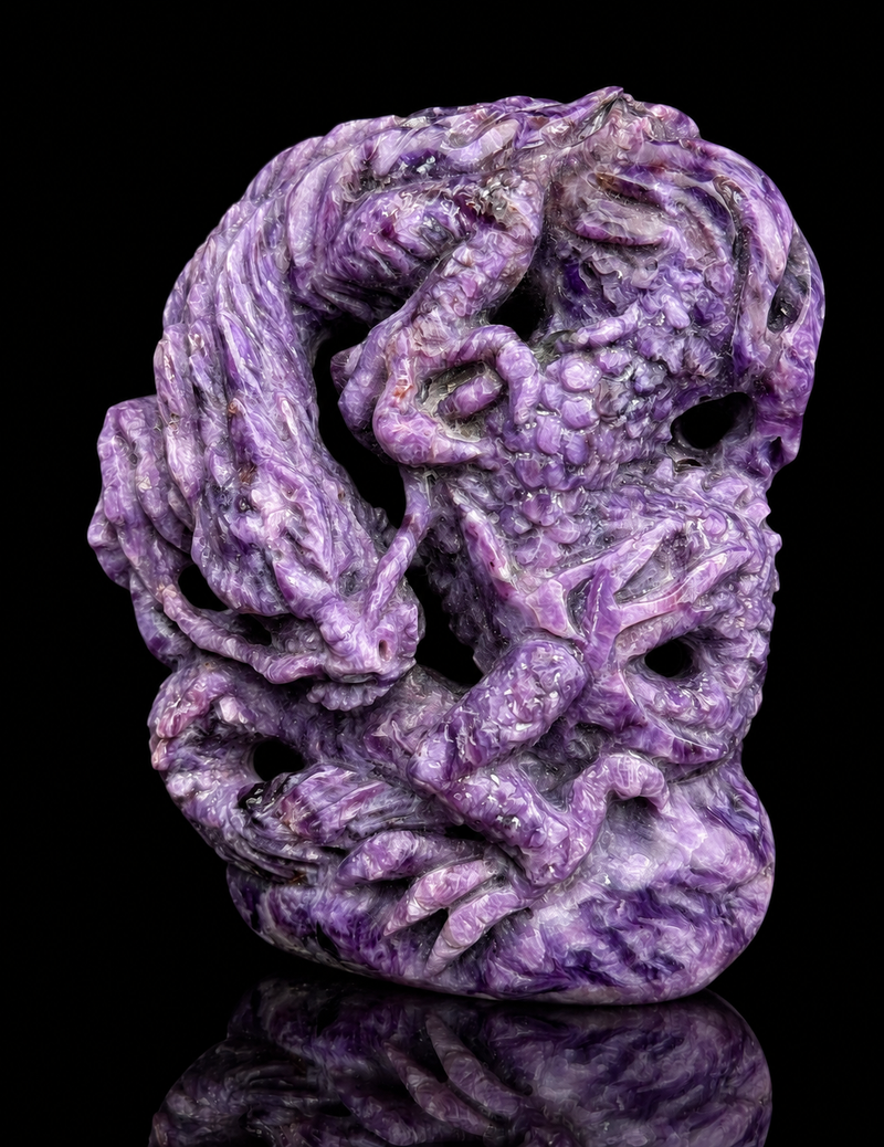 Charoite Dragon - #1