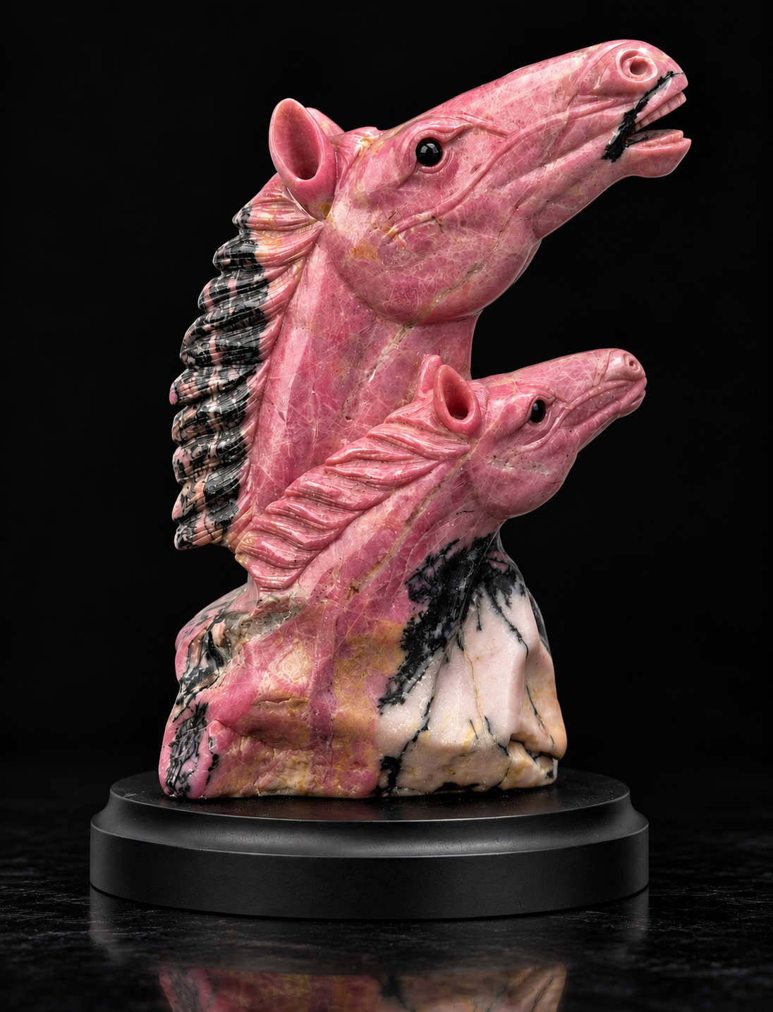 Rhodonite Horse Carving - #1