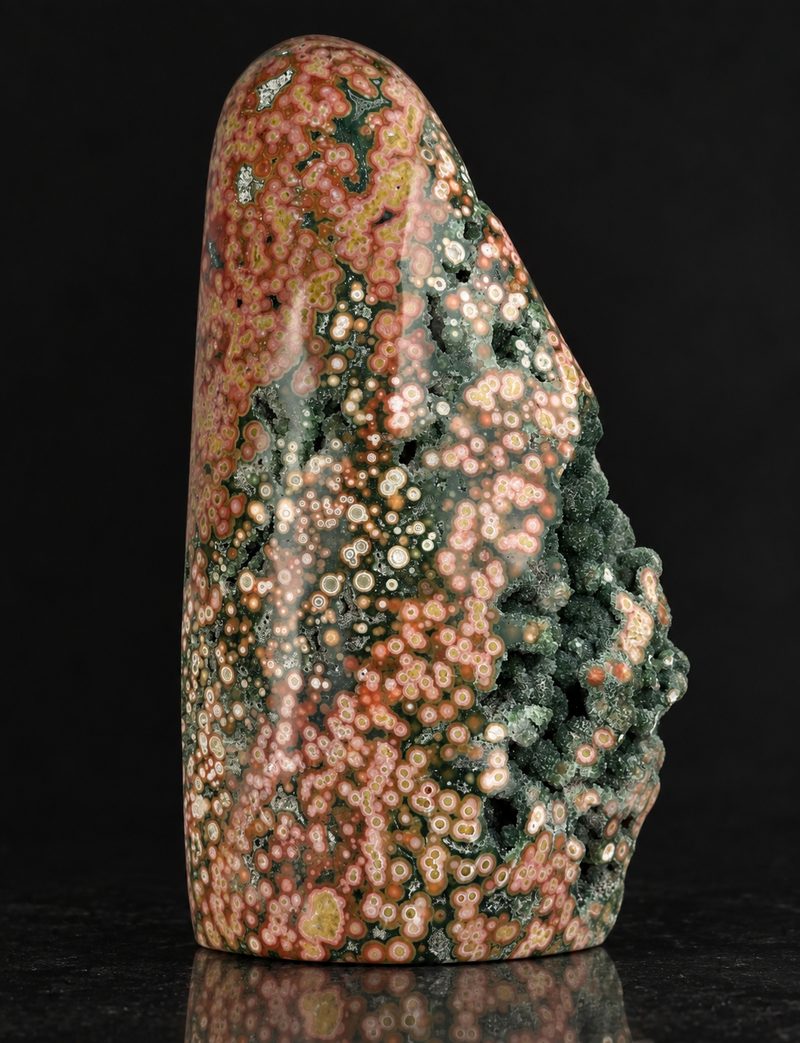 Druzy Ocean Jasper Freeform - #1
