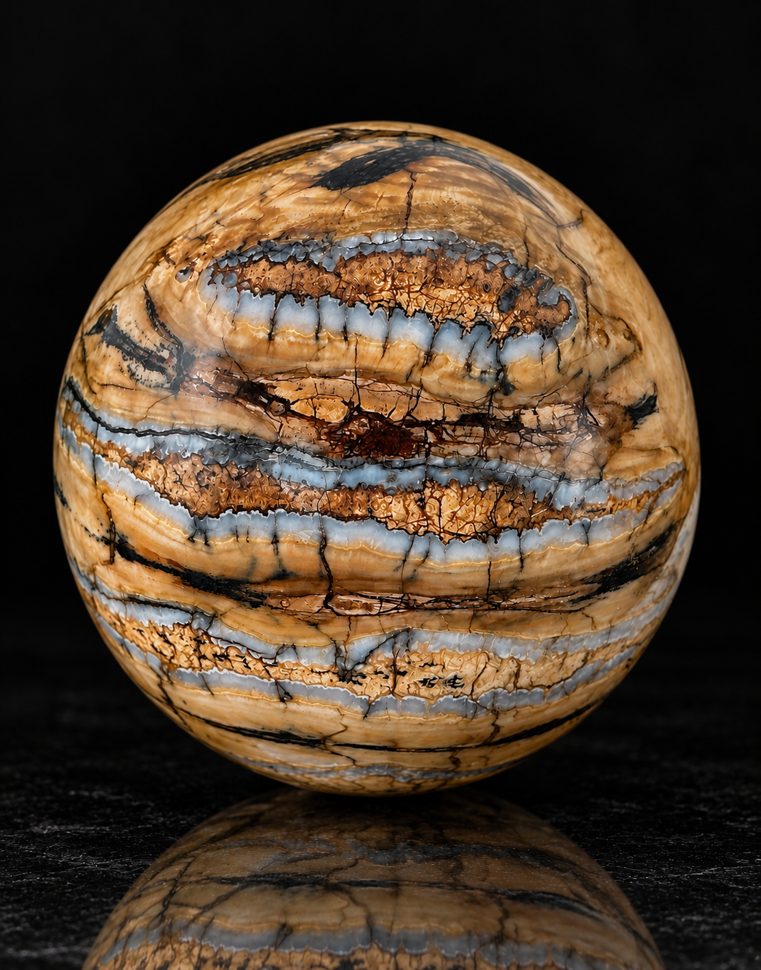 Woolly Mammoth Molar Sphere - #2