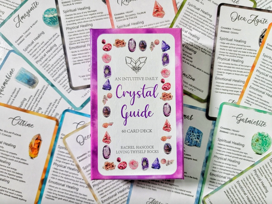 Intuitive 60 Card Crystal Deck - Oracle Cards