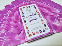 Intuitive 60 Card Crystal Deck - By Rachel Hancock - Healing Information Cards