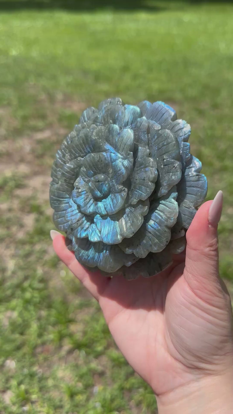 Labradorite Flower - #7