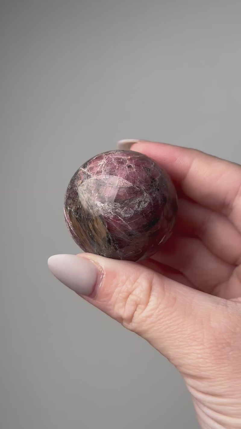 Gem Rhodonite Sphere - #12