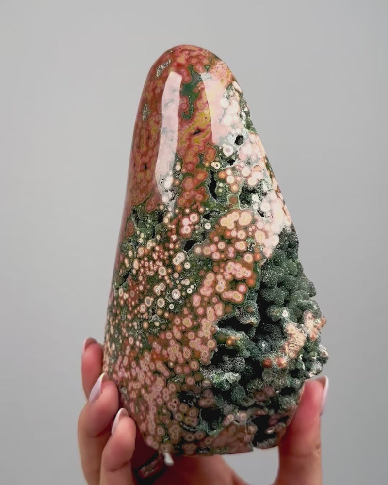 Druzy Ocean Jasper Freeform - #1