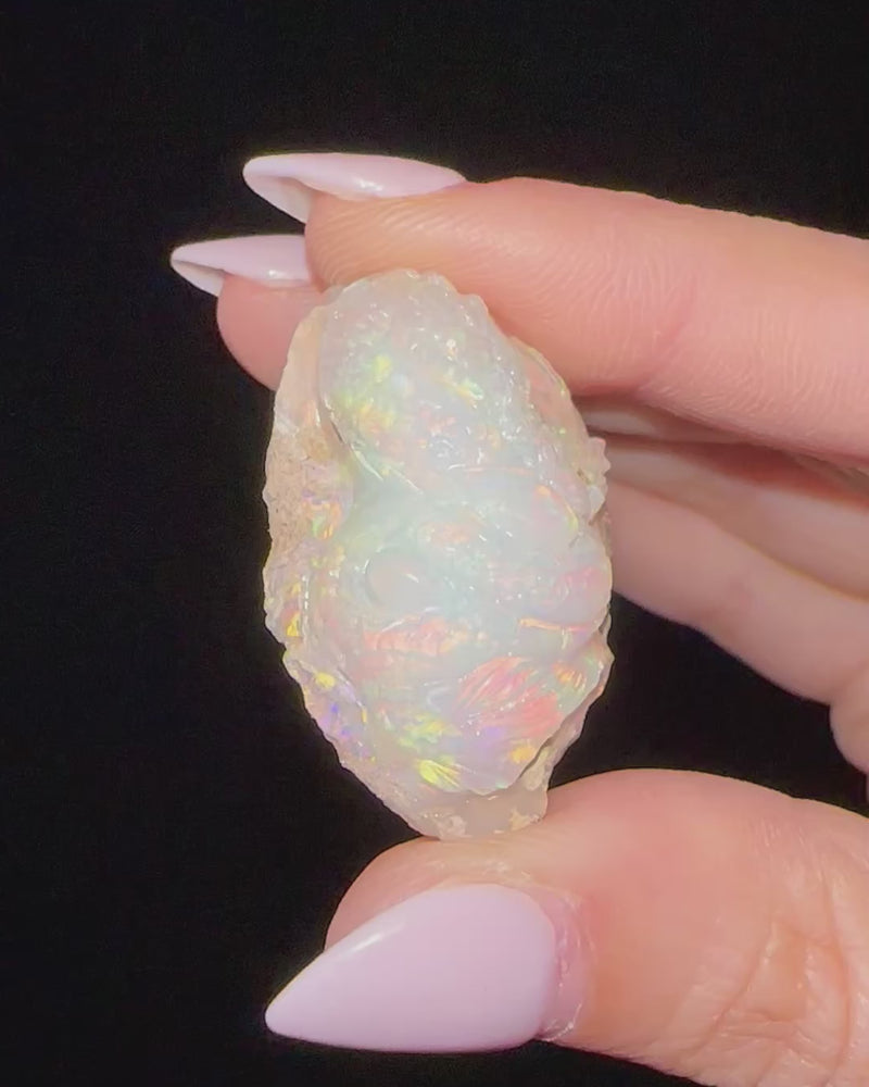 Rainbow Welo Opal Dragon - #1