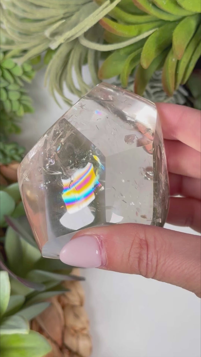 Rainbow Packed Clear Quartz Freeform - #2