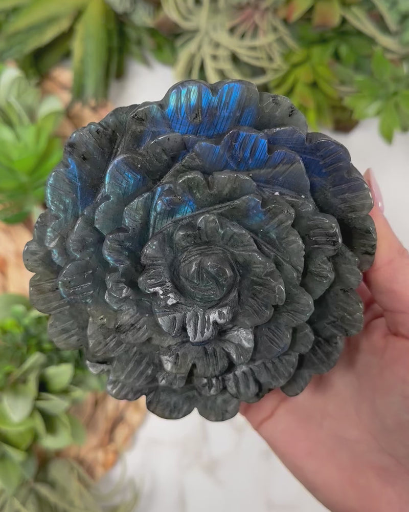 Labradorite Flower - #1