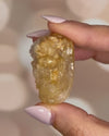 Golden Rutilated Quartz Dragon - #2