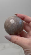 Moonstone with Sunstone Sphere - #8